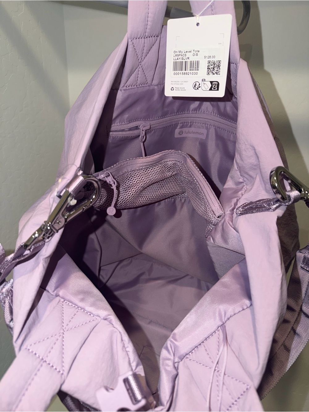 lululemon athletica On My Level Tote in Lavender Lilac